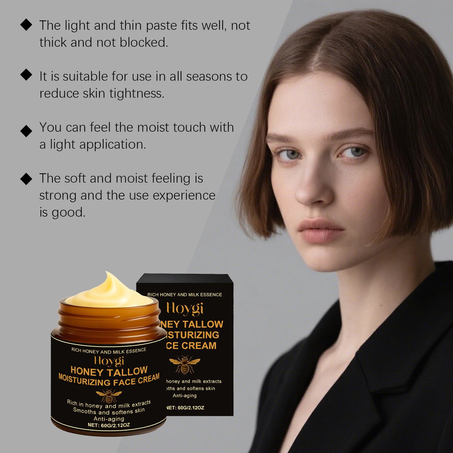 Beef Tallow Moisturizing Face Cream