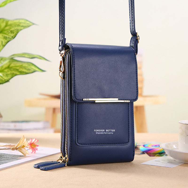 Touch Screen Mobile Phone wallet Small Crossbody purse