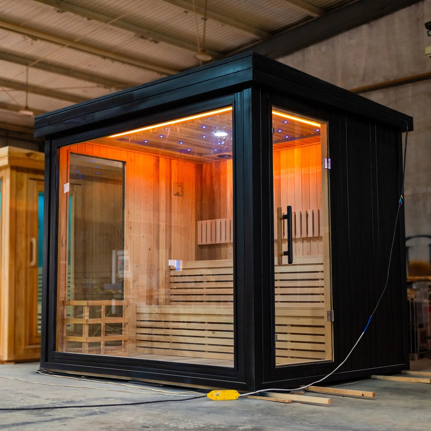 Outdoor Garden Sauna with Dry & Steam Function