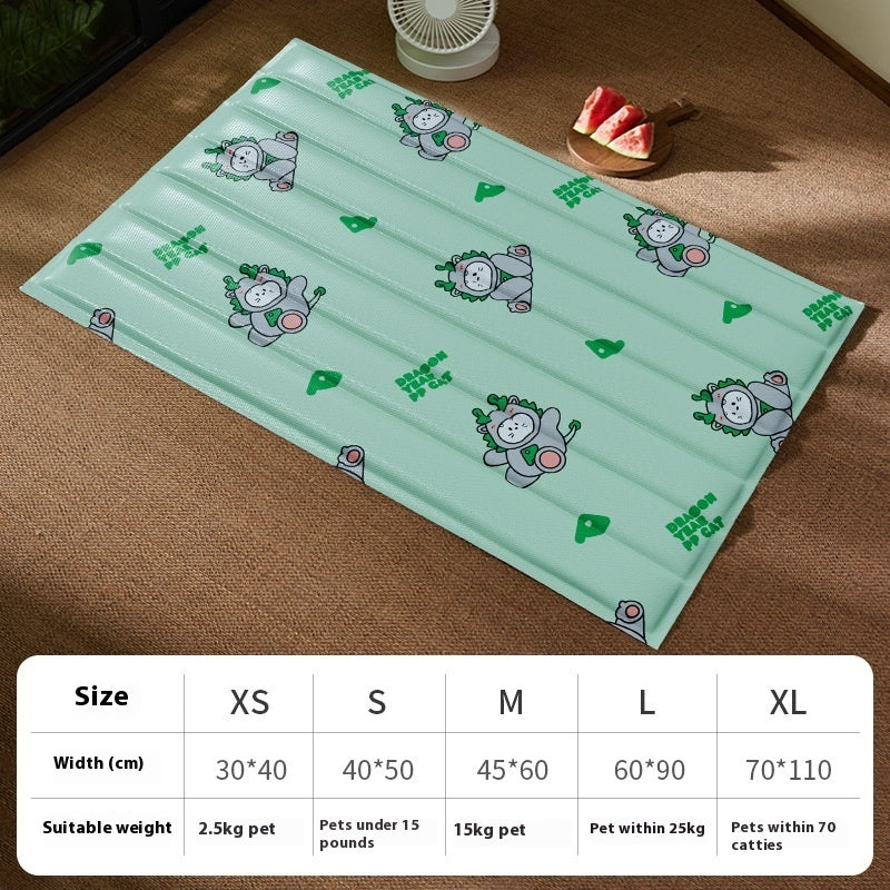 Sheila Merchandise waterproof dog cooling gel pad with cute animal print for pets of various sizes