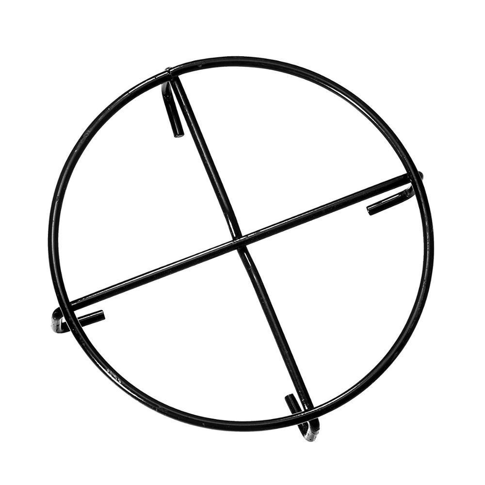 Black metal cooking stand for cast iron oven camping set by Sheila Merchandise