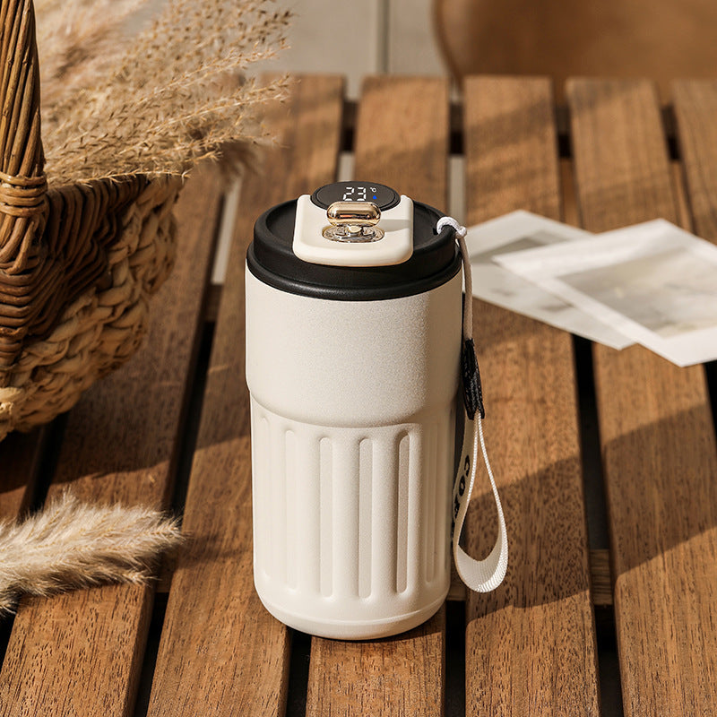 Smart Thermal Coffee Mug | Digital LED Temp Display