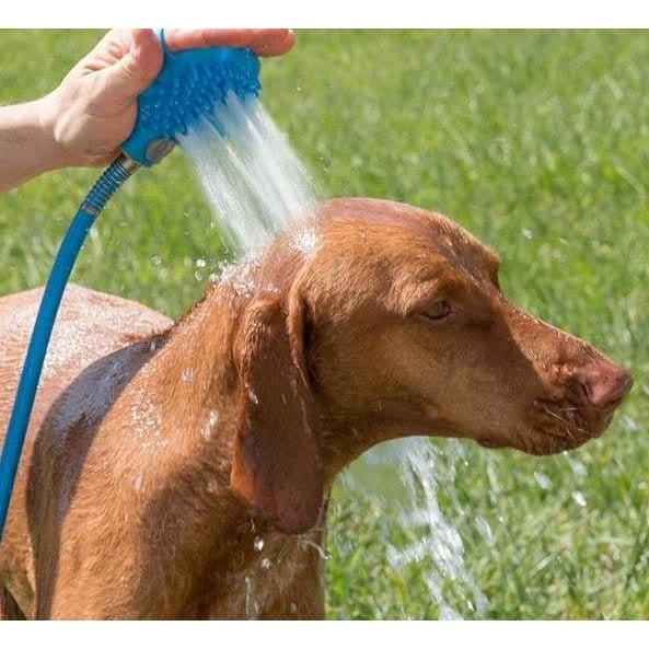 Silicone Pet Bathing Gloves – Handheld Dog Shower Brush & Massager