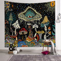 Polyester Skull Mushroom Tapestry Bedroom Atmosphere