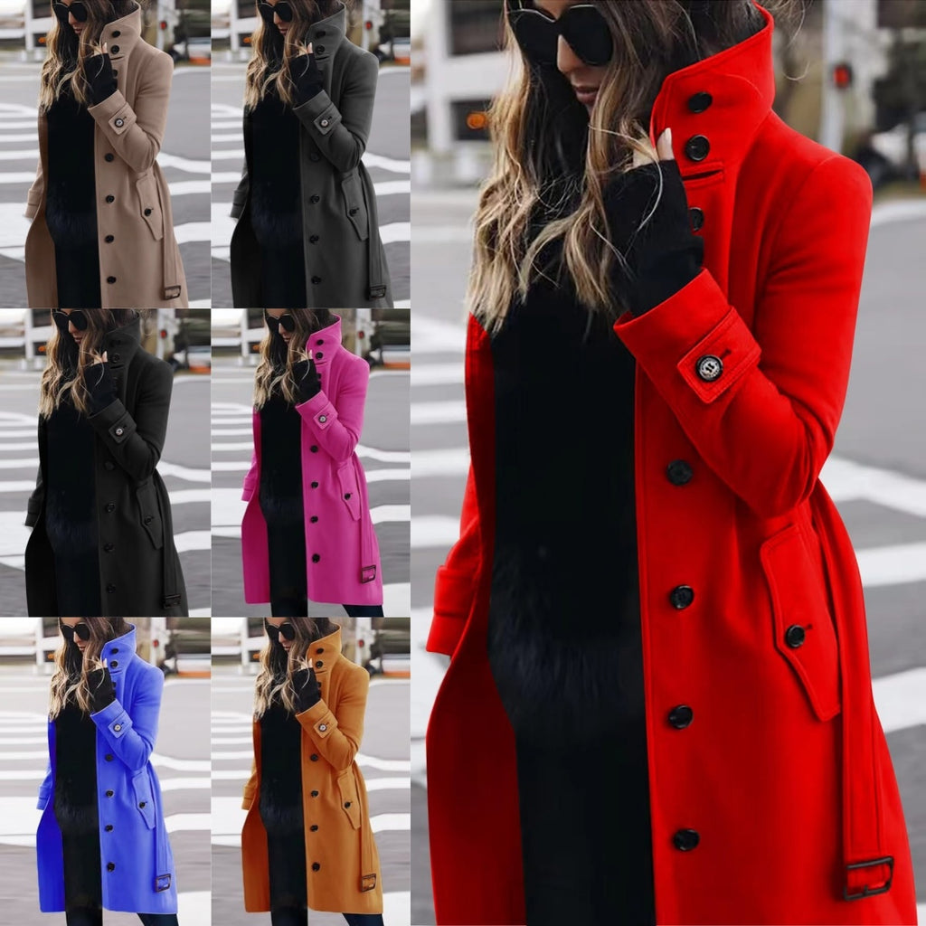 Autumn Women's Slim Fit Cardigan Large Coat