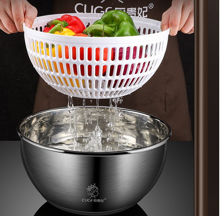 Stainless steel salad spinner Basket