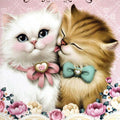 Cute Kittens  Living Room Small  Hand Cross Stitch