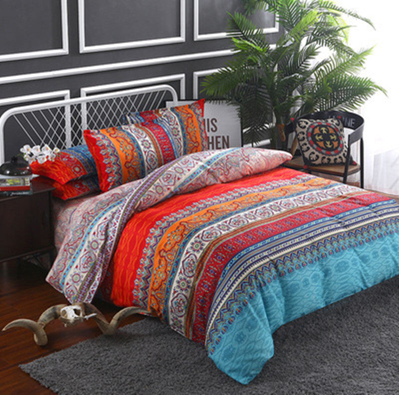 Bohemian Floral Bedding Set – Duvet Cover & Pillowcases