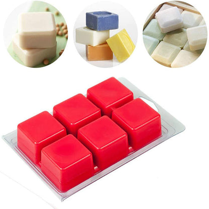 Wax Melt Clamshell Molds - Clear Plastic Trays for Candles & Soap