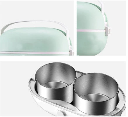 Portable Food Warmer Electric Lunch Box for Car and Home