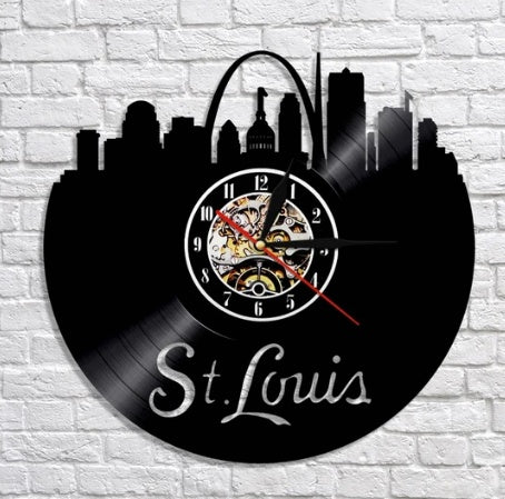 The Ultimate Gift for Architects and Travelers: Famous Architectural Vinyl Clocks