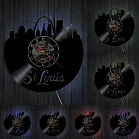 The Ultimate Gift for Architects and Travelers: Famous Architectural Vinyl Clocks