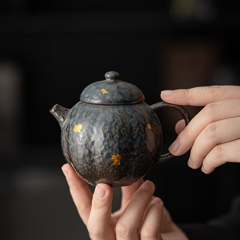 Traditional Stoneware Teapot for Loose Leaf Tea