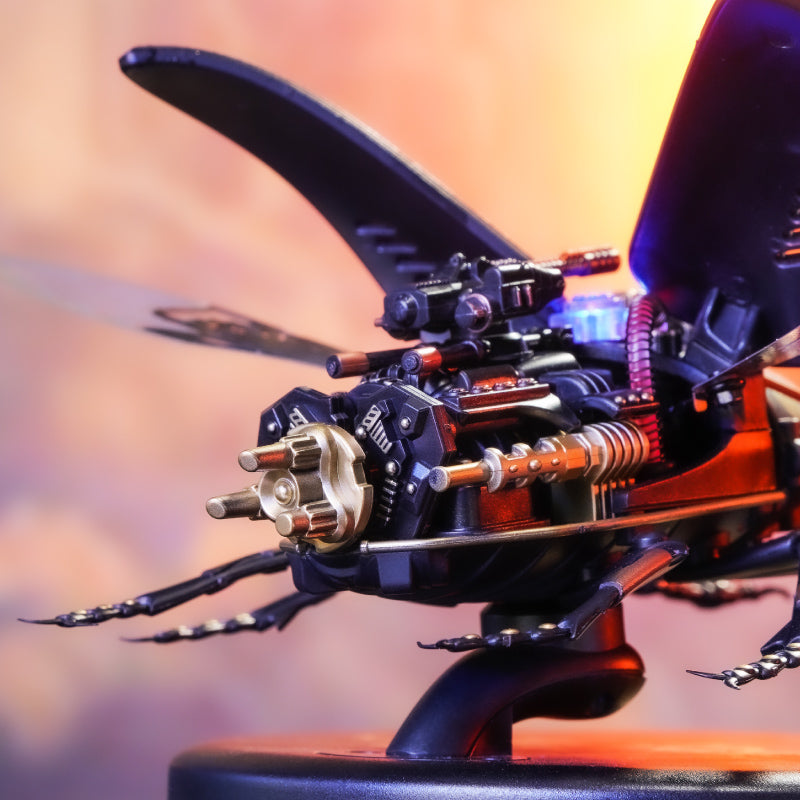 Robotime Rokr Stag Beetle Metal 3D Puzzle – Punk Style Mechanical DIY Model (MI03)