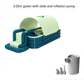 Children's Inflatable Swimming Pool with Shade & Slide