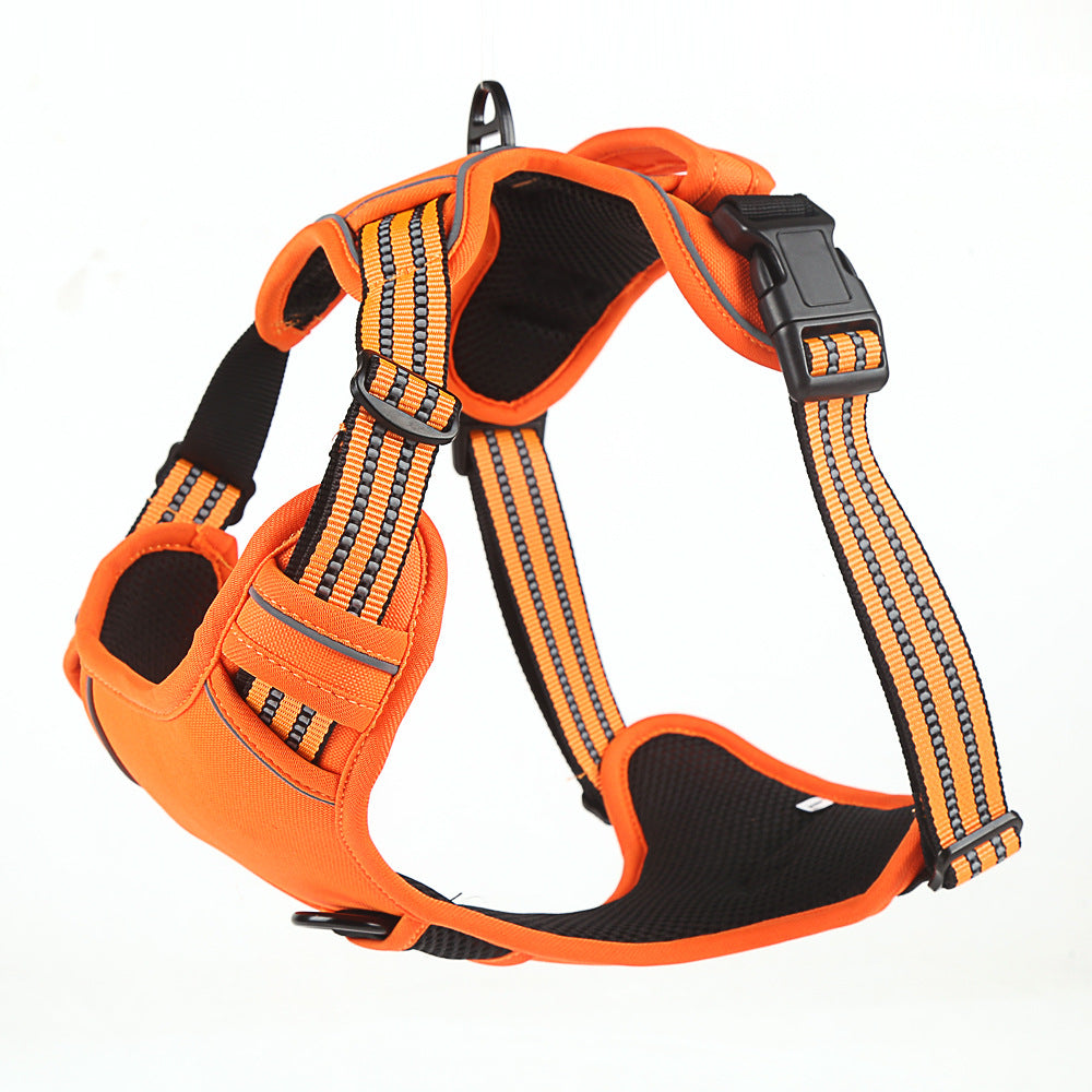 No-Pull Reflective Dog Harness Vest – Breathable & Adjustable