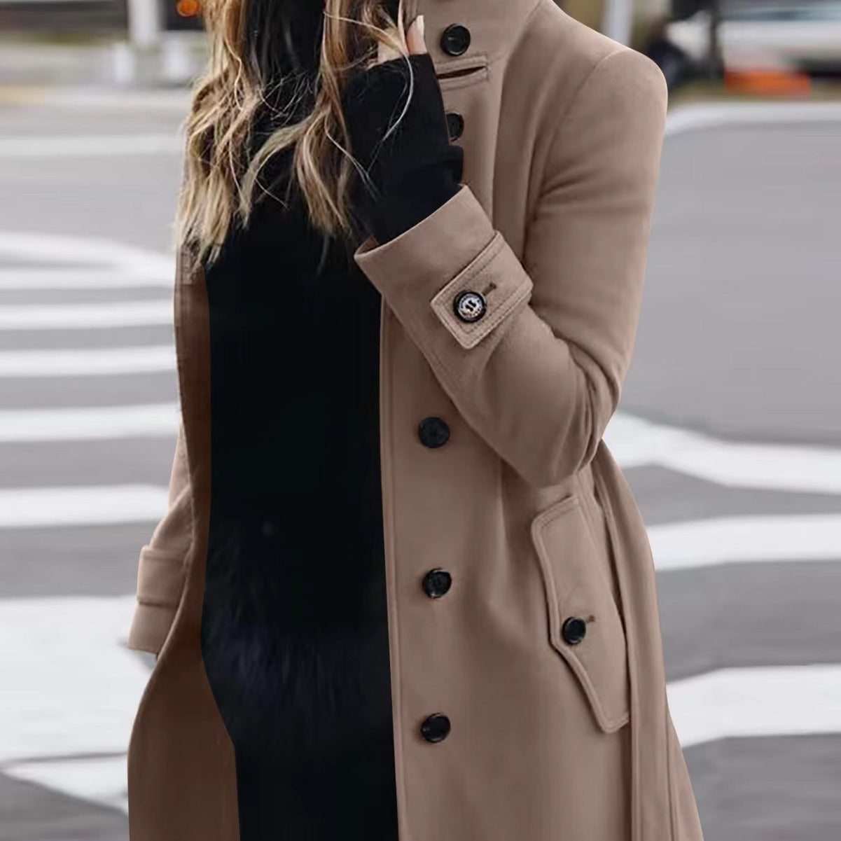Autumn Women's Slim Fit Cardigan Large Coat