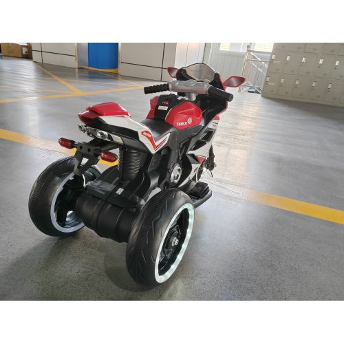 6V Kids Electric Motorcycle Ride-On Toy - Red