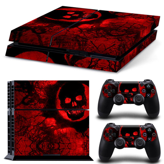 PS4 Scary Skull Console Sticker – Vinyl Skin Decal