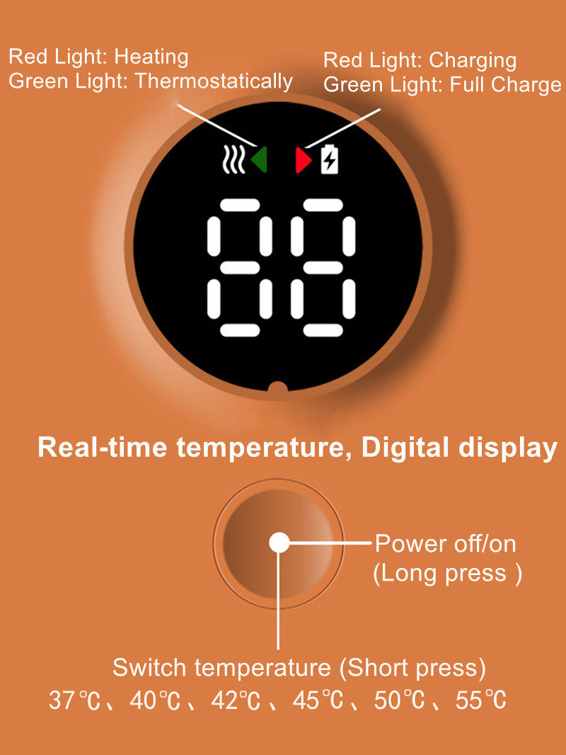 Portable Baby Bottle Warmer - Smart Temperature Control & Travel-Friendly Design