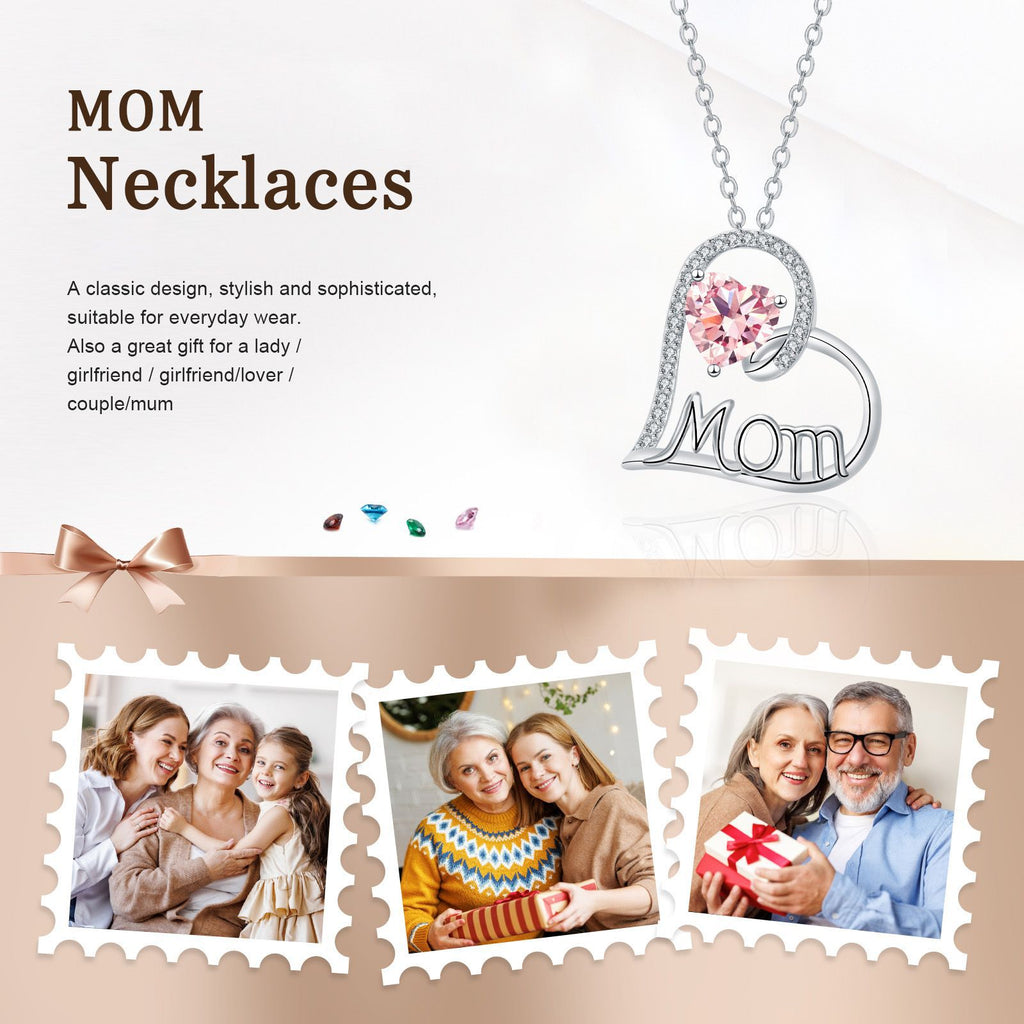 Necklace Mother Heart-shaped