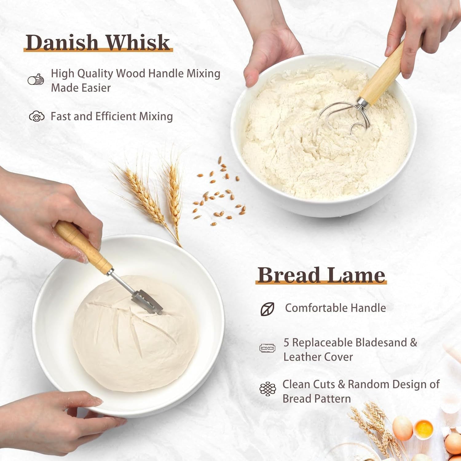 Bread Making Supplies Kit – Full Baking Tool Set for Beginners & Pros