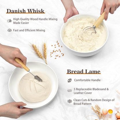 Bread Making Supplies Kit – Full Baking Tool Set for Beginners & Pros