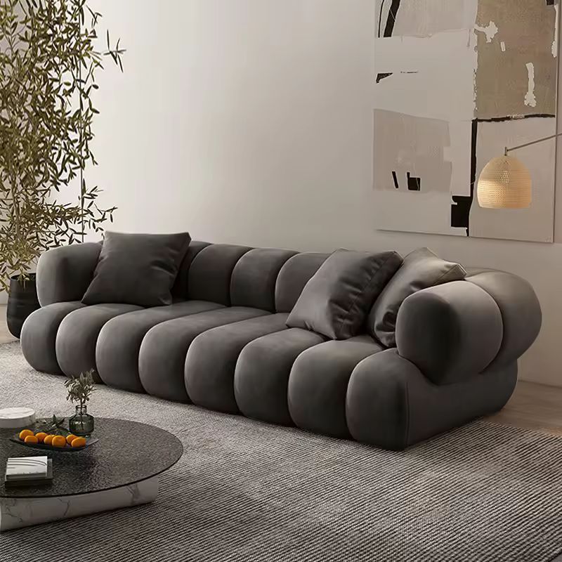 L-Shape Modular Sectional Sofa – Large Velvet Corner Couch
