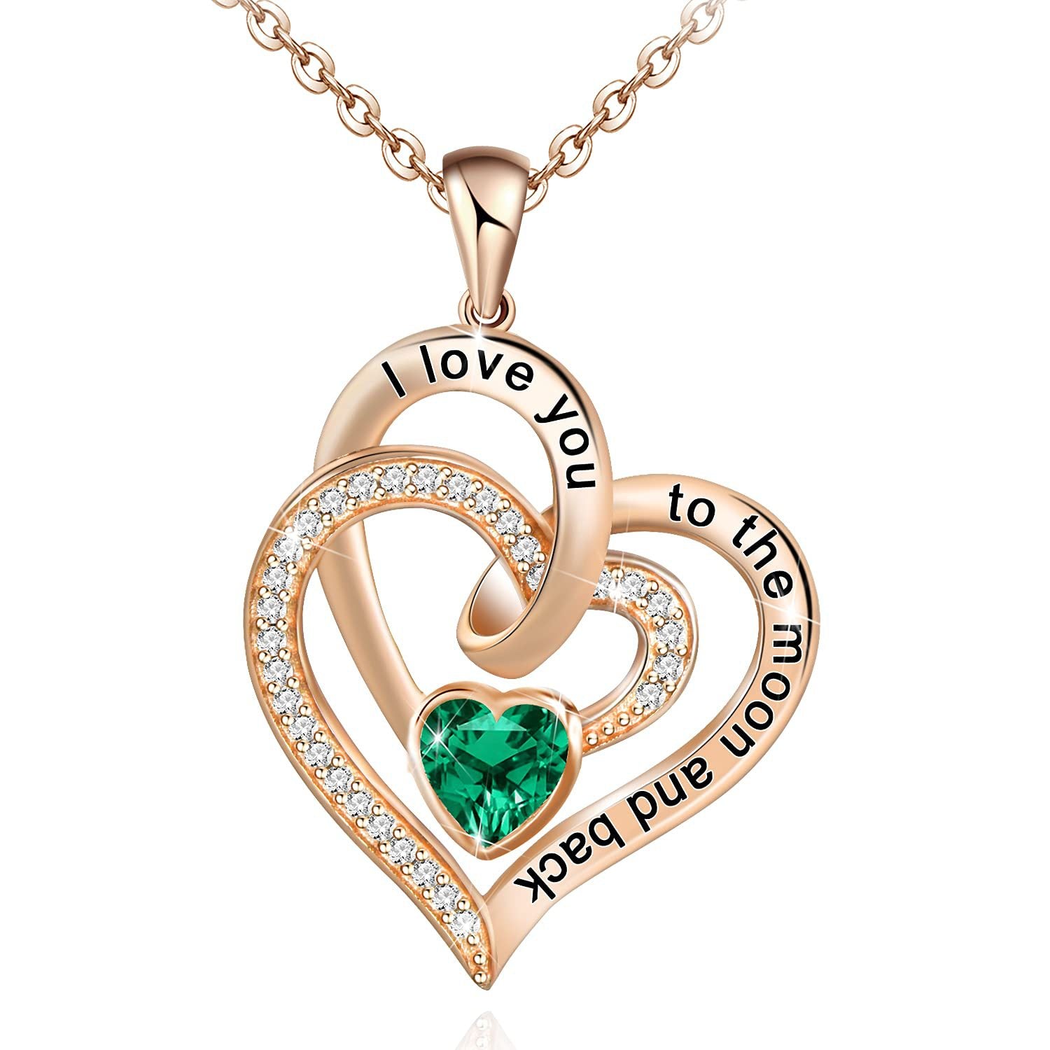 Anniversary Necklace for Wife - Sterling Silver Gift for Girlfriend, Mom, Daughter