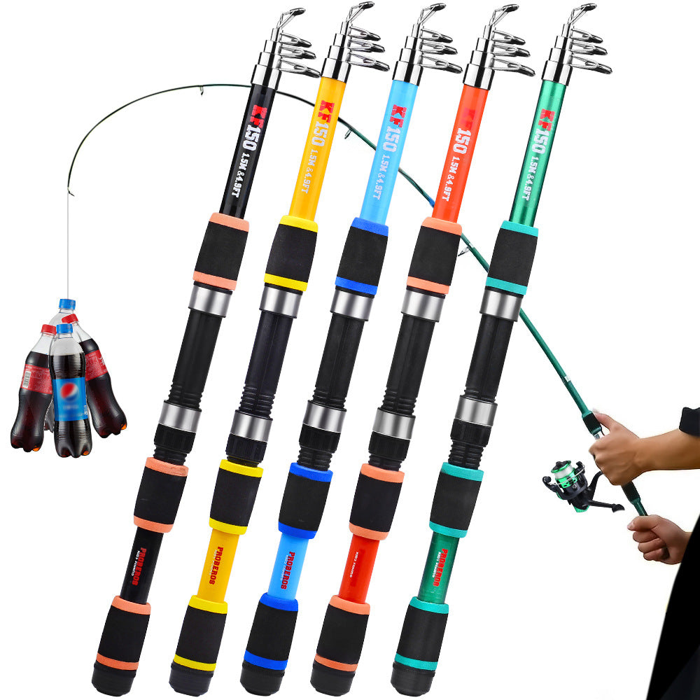 Tossing Casting Rods Fishing Wheel Fishing Rod Combination