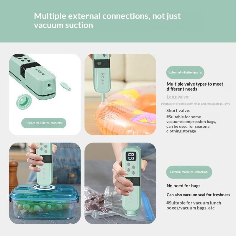Small Portable Cordless Vacuum Sealer For Home Use