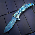 Compact Folding Pocket Knife - Stainless Steel Multi-Purpose Camping & Utility Knife