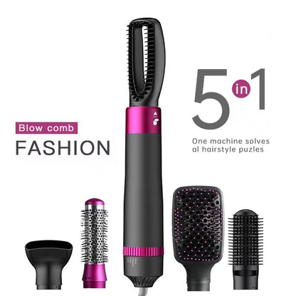 Introducing our Professional 5-in-1 Hair Dryer and Straightening Brush.