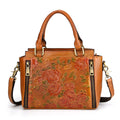 High Quality Natural Skin Tote Purse Cross Body Handbag Brush Color Women Messenger Shoulder Top Handle Genuine Leather Bags