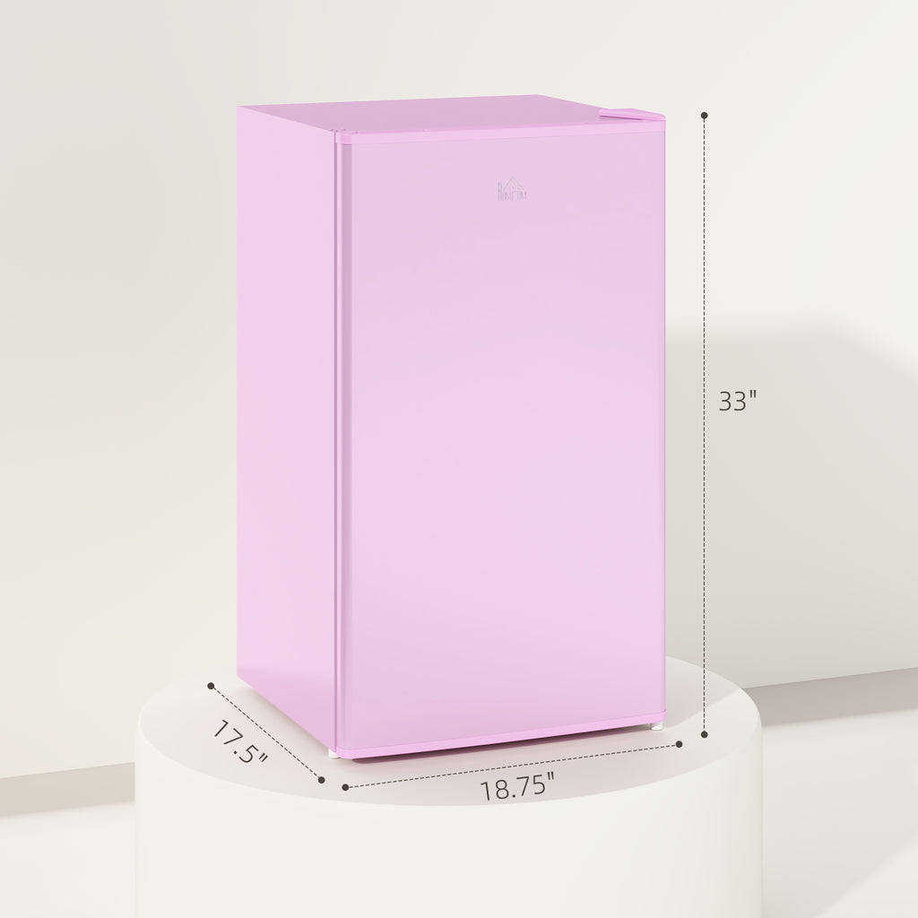 3.2 Cu.Ft Mini Fridge with Freezer - Compact Refrigerator - Pink