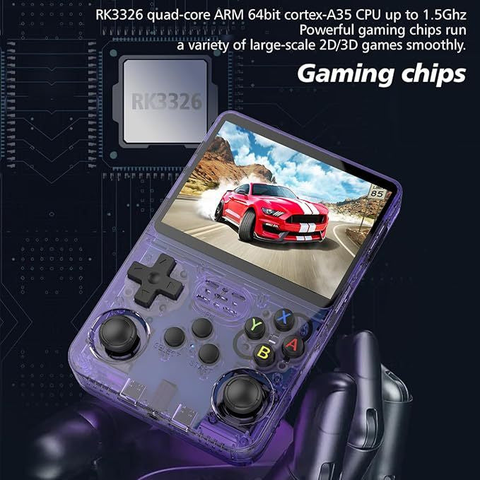 Handheld Game Console 64GB, Built-in 15,000 Games, Retro Portable Arcade