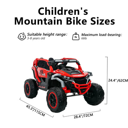 12V Kids Electric Ride-On UTV Truck - 2 Seater with Remote Control