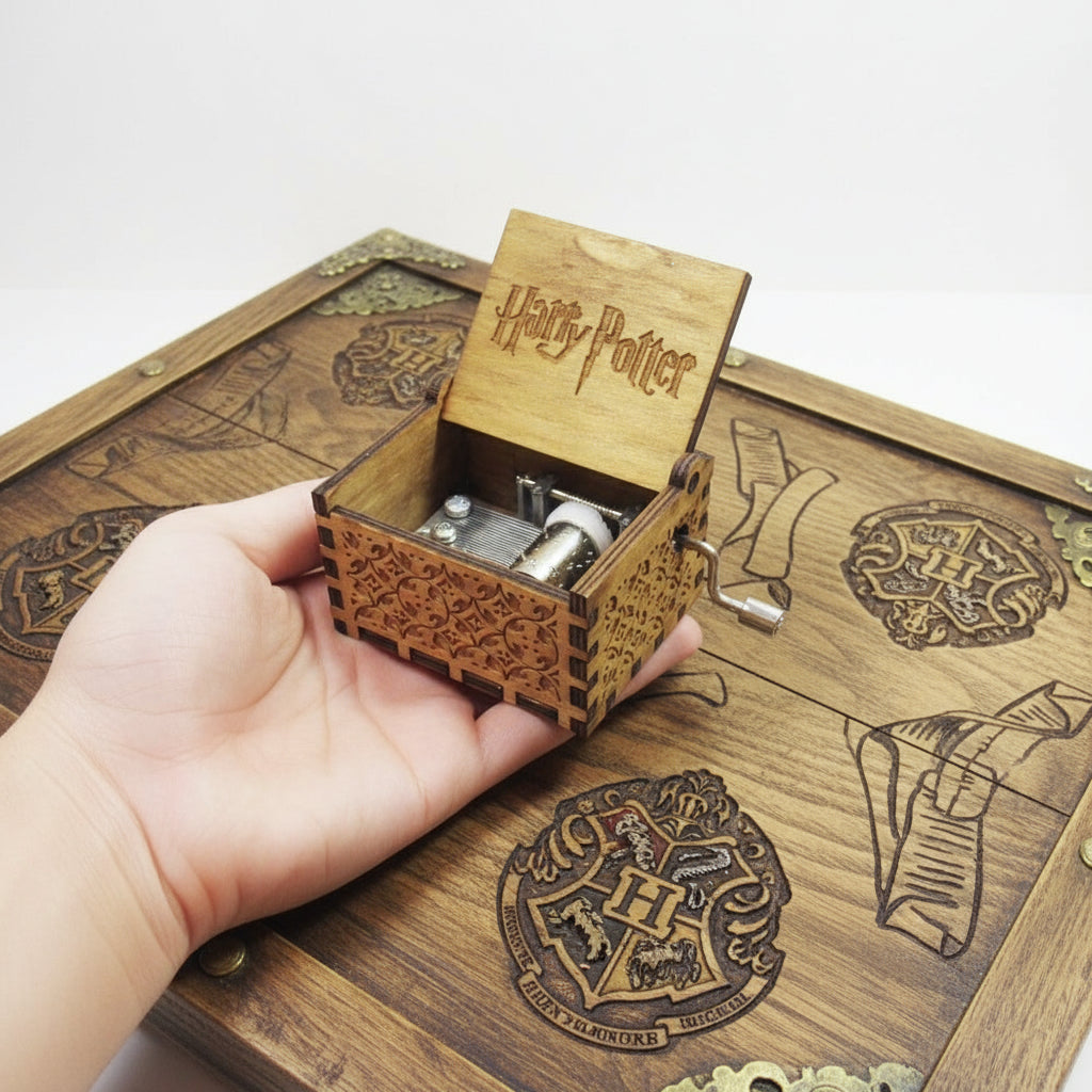 Themed Music Boxes - Harry Potter, Beauty & the Beast, Zelda & More