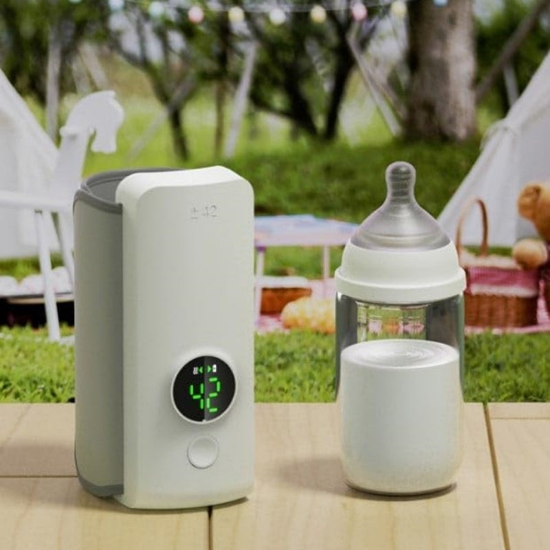 Portable Baby Bottle Warmer - Smart Temperature Control & Travel-Friendly Design