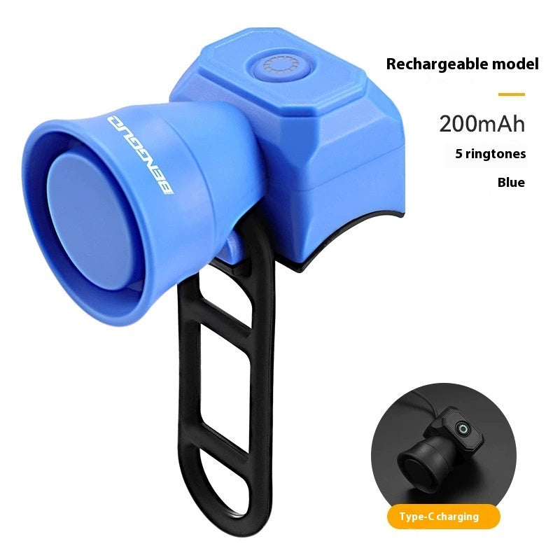 Bicycle Electric Safety Horn – Easy-Mount Cycling Alarm Bell