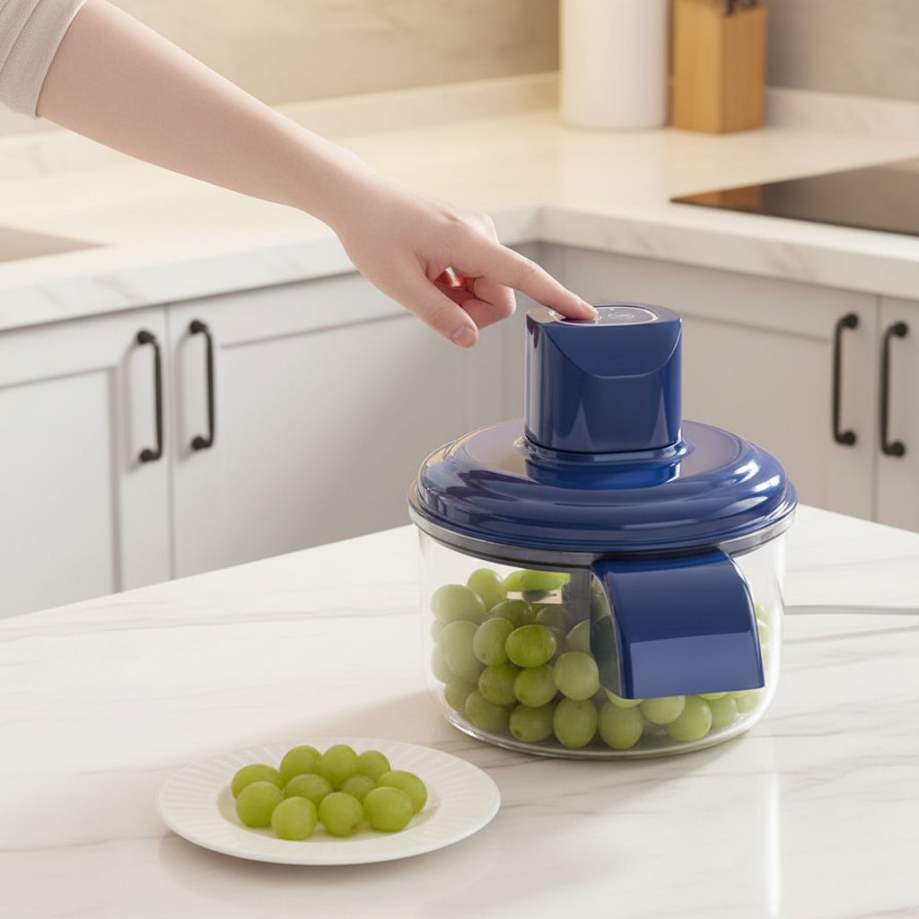 Rechargeable Electric Fruit Peeler | Hands-Free Grape Skin Remover