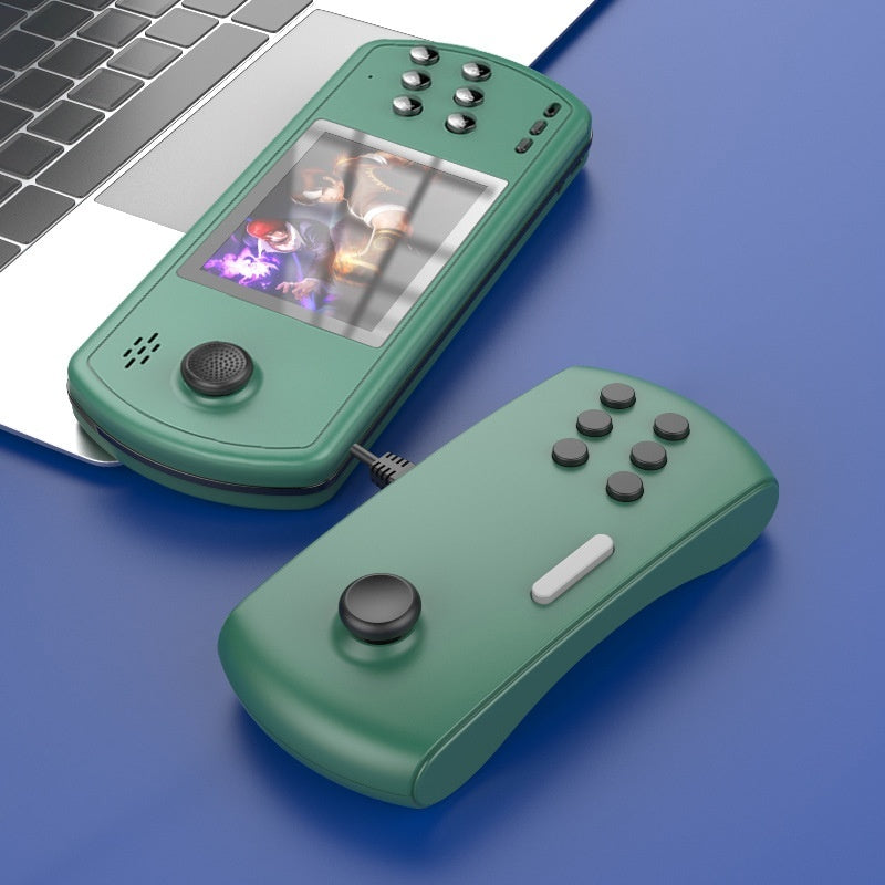 Portable 16-Bit Retro Gaming Console – 3D Joystick, Horizontal Display