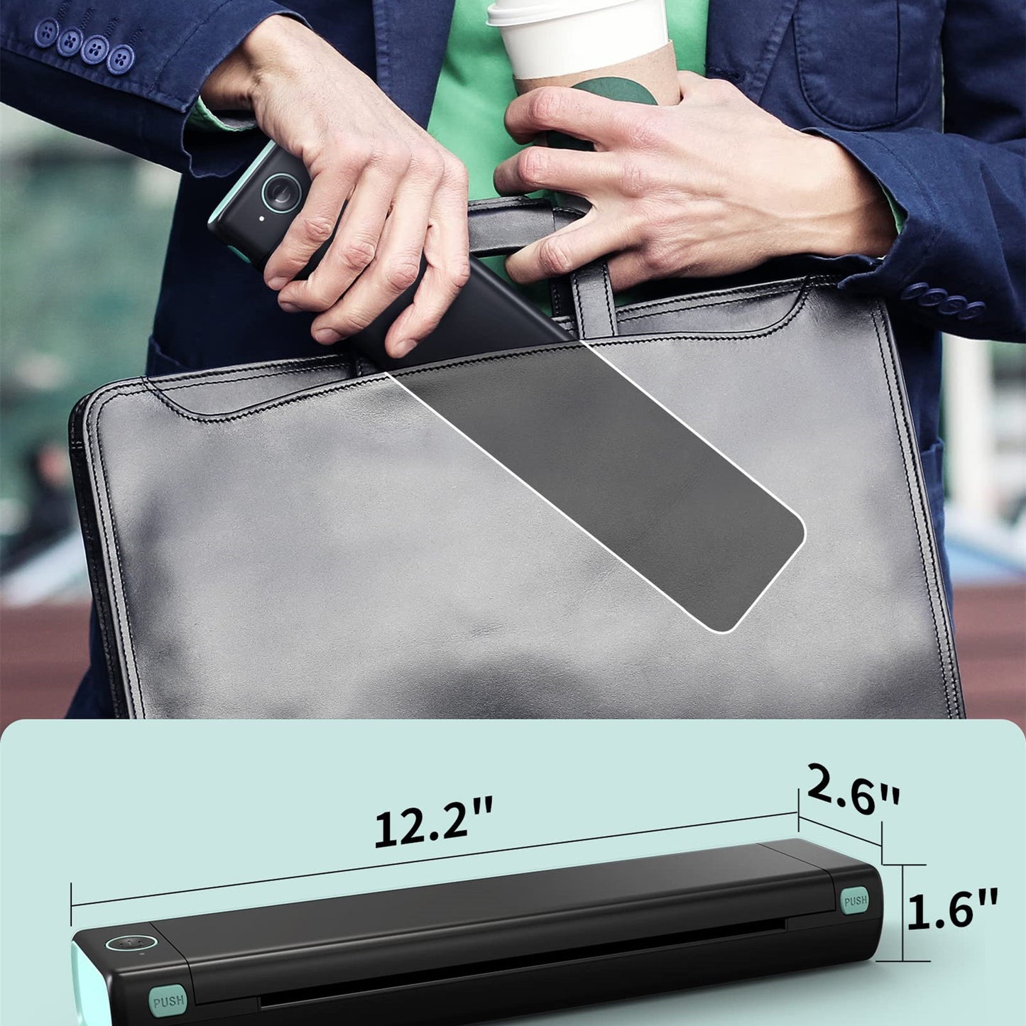 Portable Printers Wireless For Travel Bluetooth