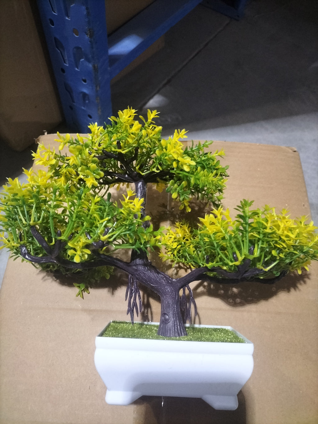 Artificial Bonsai Potted Plant – Realistic Faux Bonsai Tree for Home & Office Decor