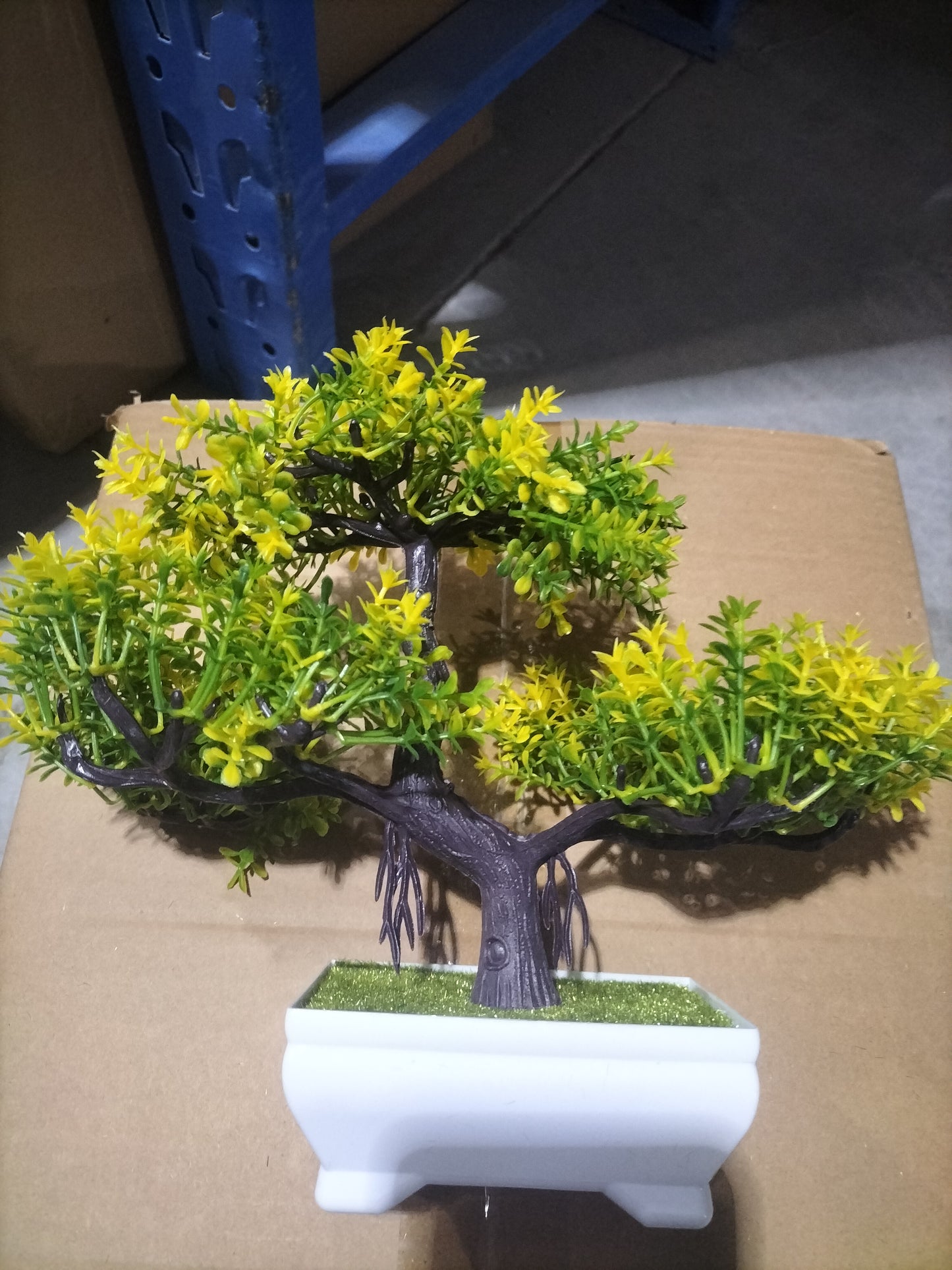 Artificial Bonsai Potted Plant – Realistic Faux Bonsai Tree for Home & Office Decor
