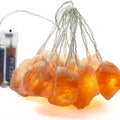 Himalayan Rose Salt Night Light with LED String