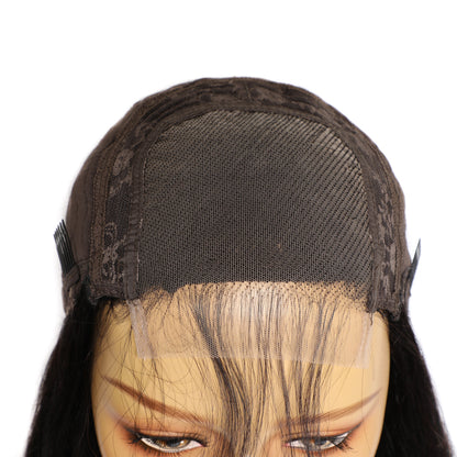 9A Real Human Hair Lace Front Wig - Straight Hair