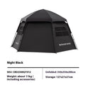 Hexagonal Pop-Up Camping Tent - Automatic Quick-Open Tent for 6-8 People
