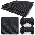 PS4 Slim Console Skin - Carbon Fiber Vinyl Decal Sticker