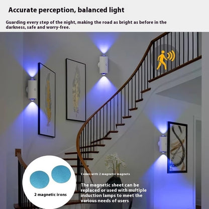 RGB Infrared Sensor Lamp Smart Rechargeable